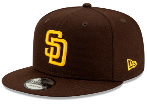 New Era San Diego Padres Team Color Basic 9FIFTY Snapback-Brown/Yellow