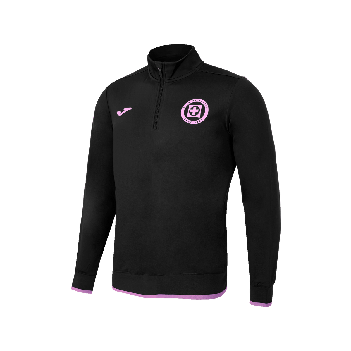 JOMA CRUZ AZUL 1/4 ZIP TRAINING TRACK JACKET-BLACK