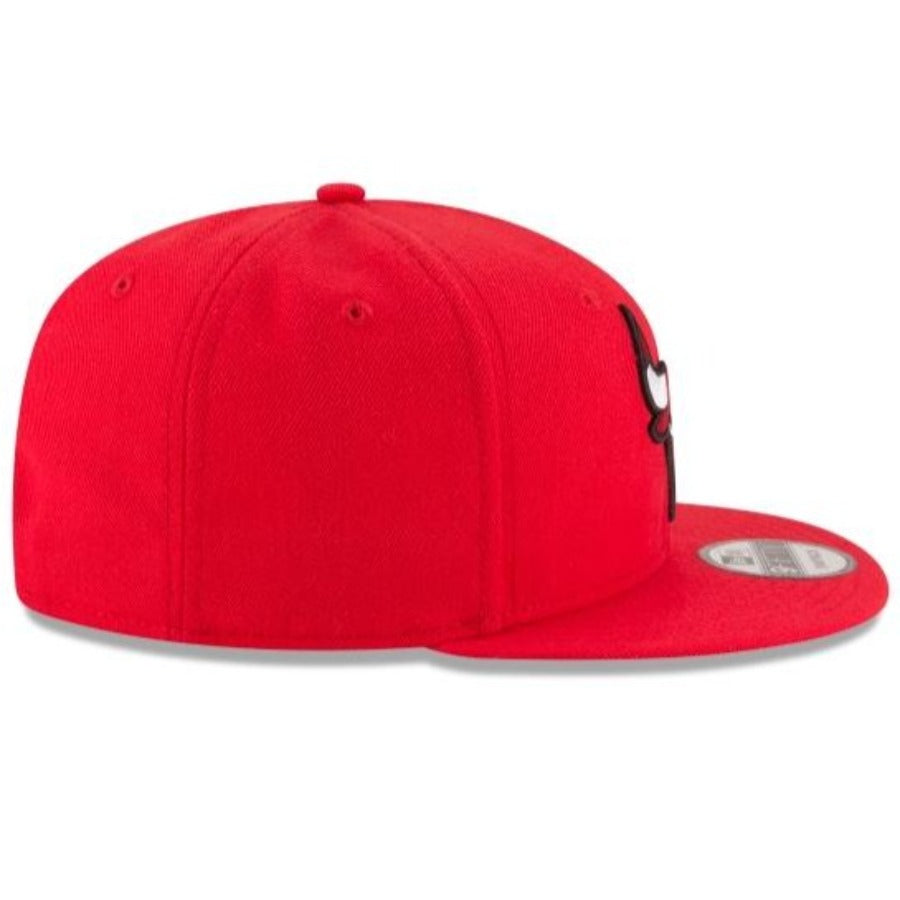 CHICAGO BULLS NEW ERA BASICS COLLECTION 9FIFTY SNAPBACK-RED Nvsoccer.com The coliseum 