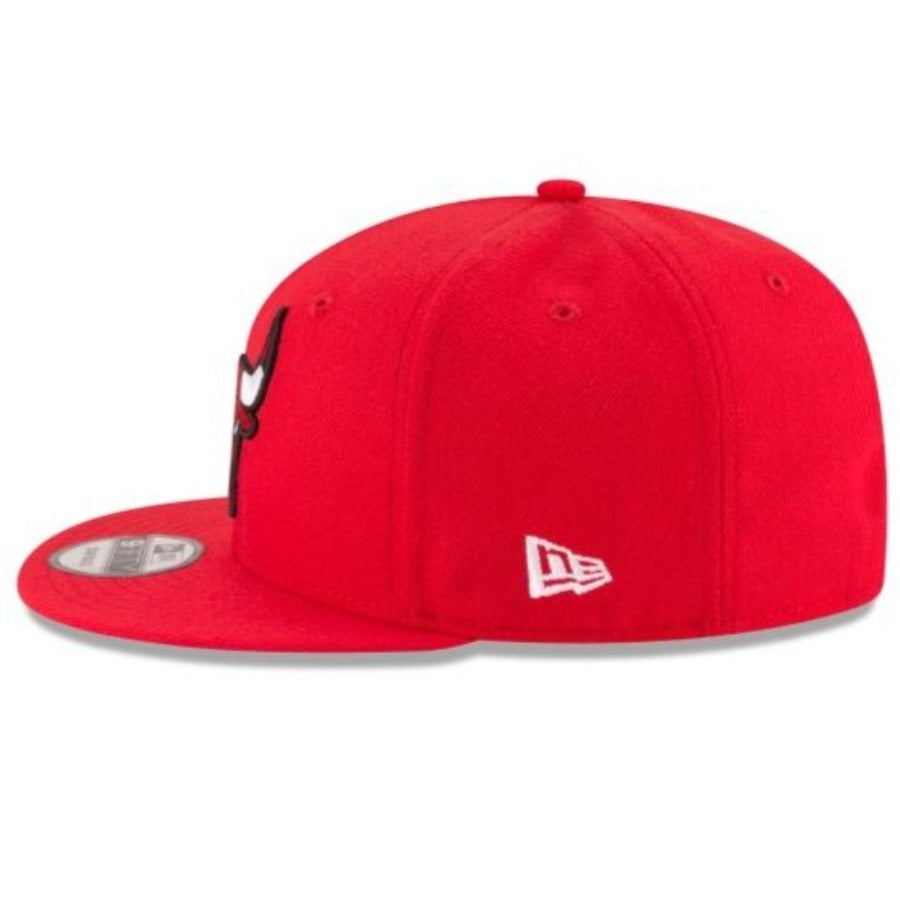 CHICAGO BULLS NEW ERA BASICS COLLECTION 9FIFTY SNAPBACK-RED Nvsoccer.com The coliseum 
