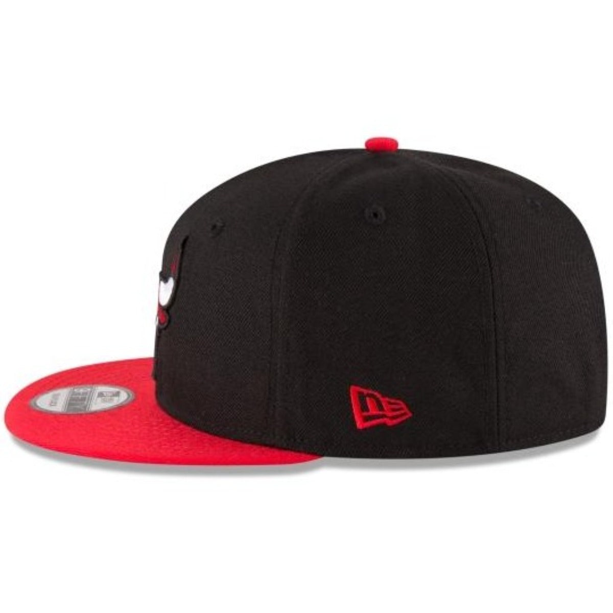 CHICAGO BULLS NEW ERA 2TONE OTC BLACK 9FIFTY SNAPBACK-BLACK/RED NVSOCCER.COM THE COLISEUM