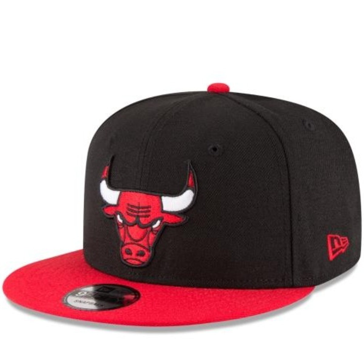 CHICAGO BULLS NEW ERA 2TONE OTC BLACK 9FIFTY SNAPBACK-BLACK/RED NVSOCCER.COM THE COLISEUM