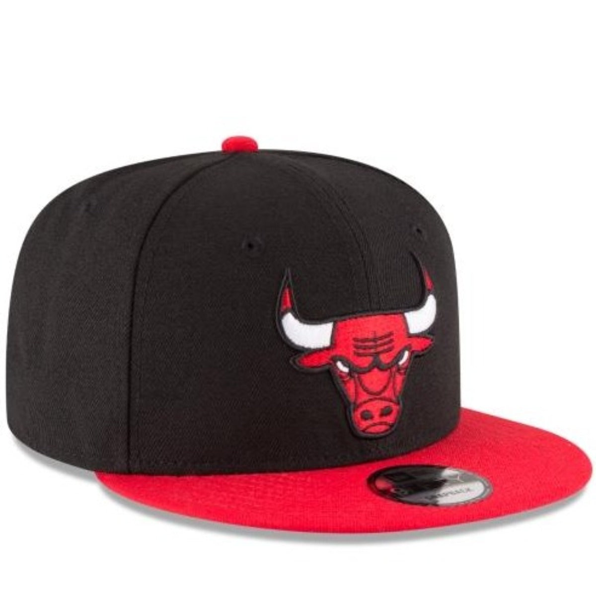 CHICAGO BULLS NEW ERA 2TONE OTC BLACK 9FIFTY SNAPBACK-BLACK/RED NVSOCCER.COM THE COLISEUM