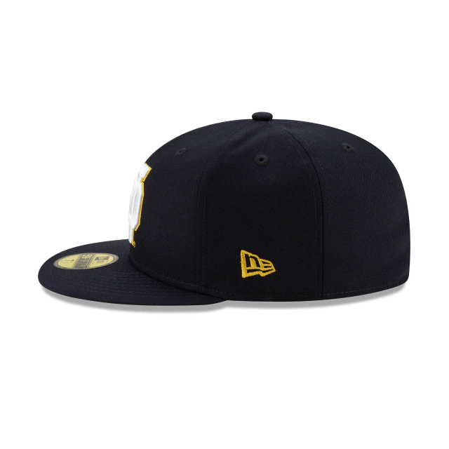 New Era Notre Dame Football 59Fifty Fitted Navy Hat