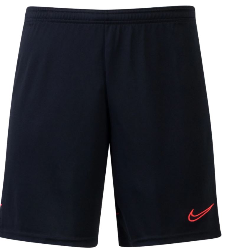 NIKE DRI-FIT ACADEMY 21 SHORTS BLACK/ SIREN RED
