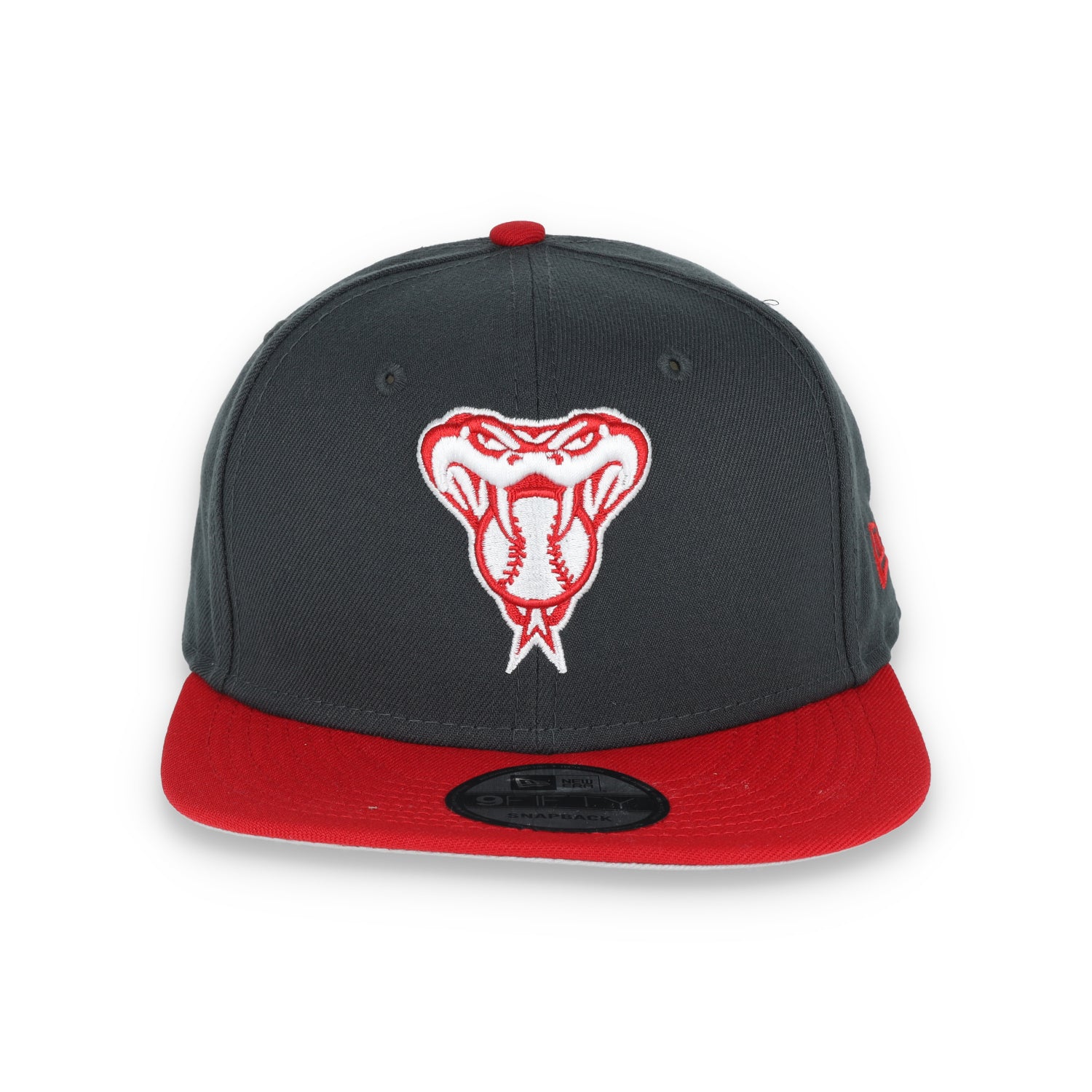New Era Arizona Diamondbacks 2-Tone Color Pack 9FIFTY Snapback Hat - Grey/Scarlet