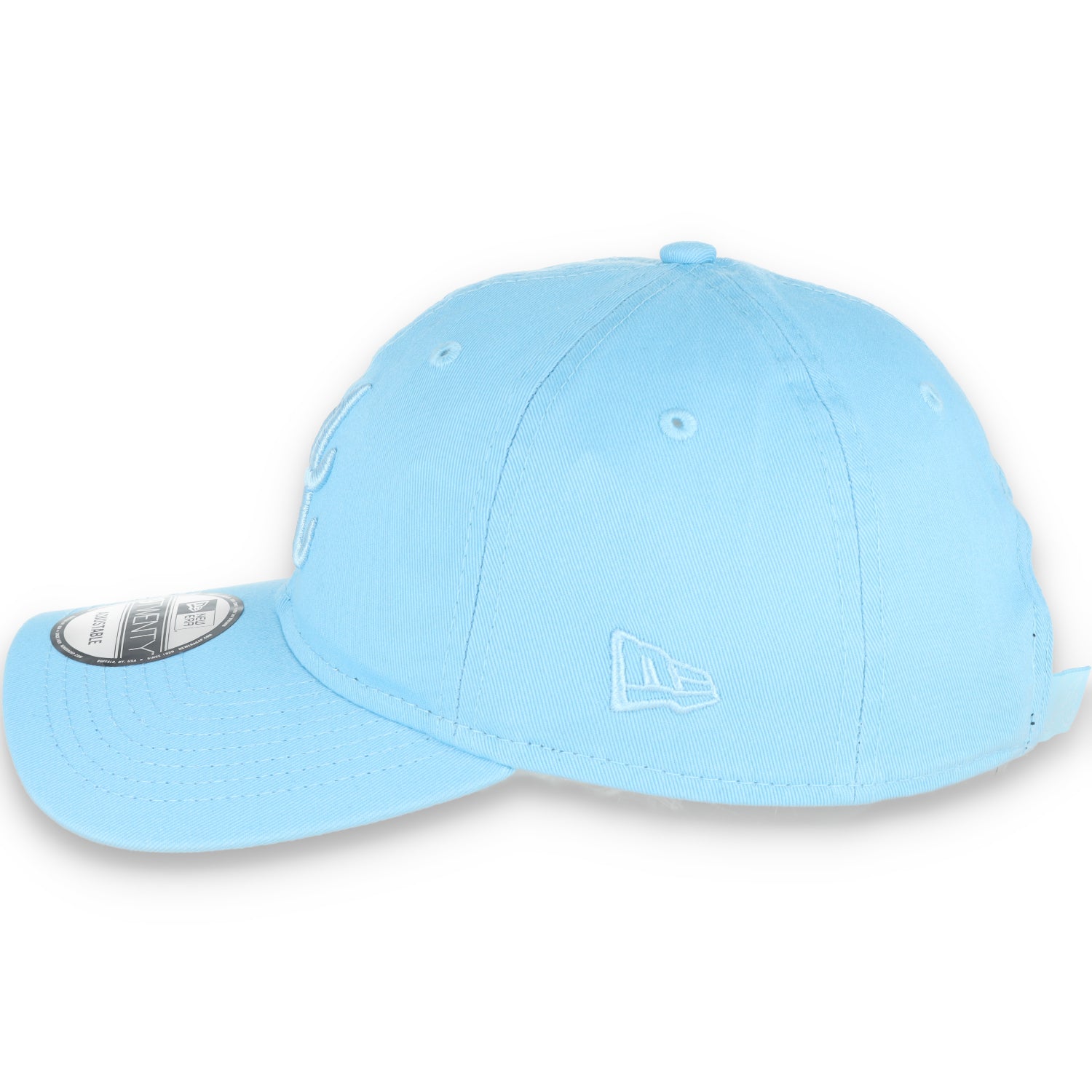 New Era Atlanta Braves Color Pack 9TWENTY Adjustable Hat- Baby Blue