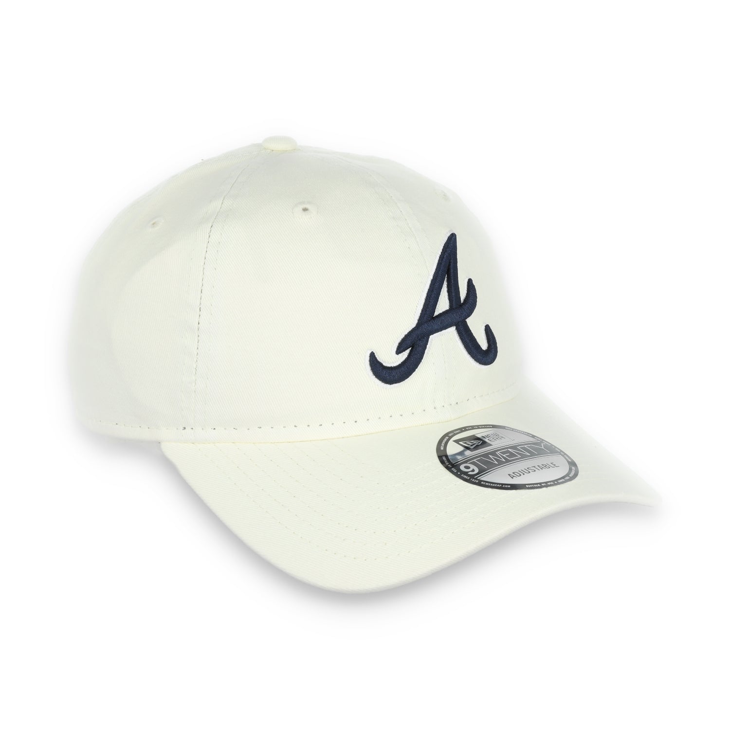 New Era Atlanta Braves Core Classic 2.0 9Twenty Adjustable Hat-Ivory