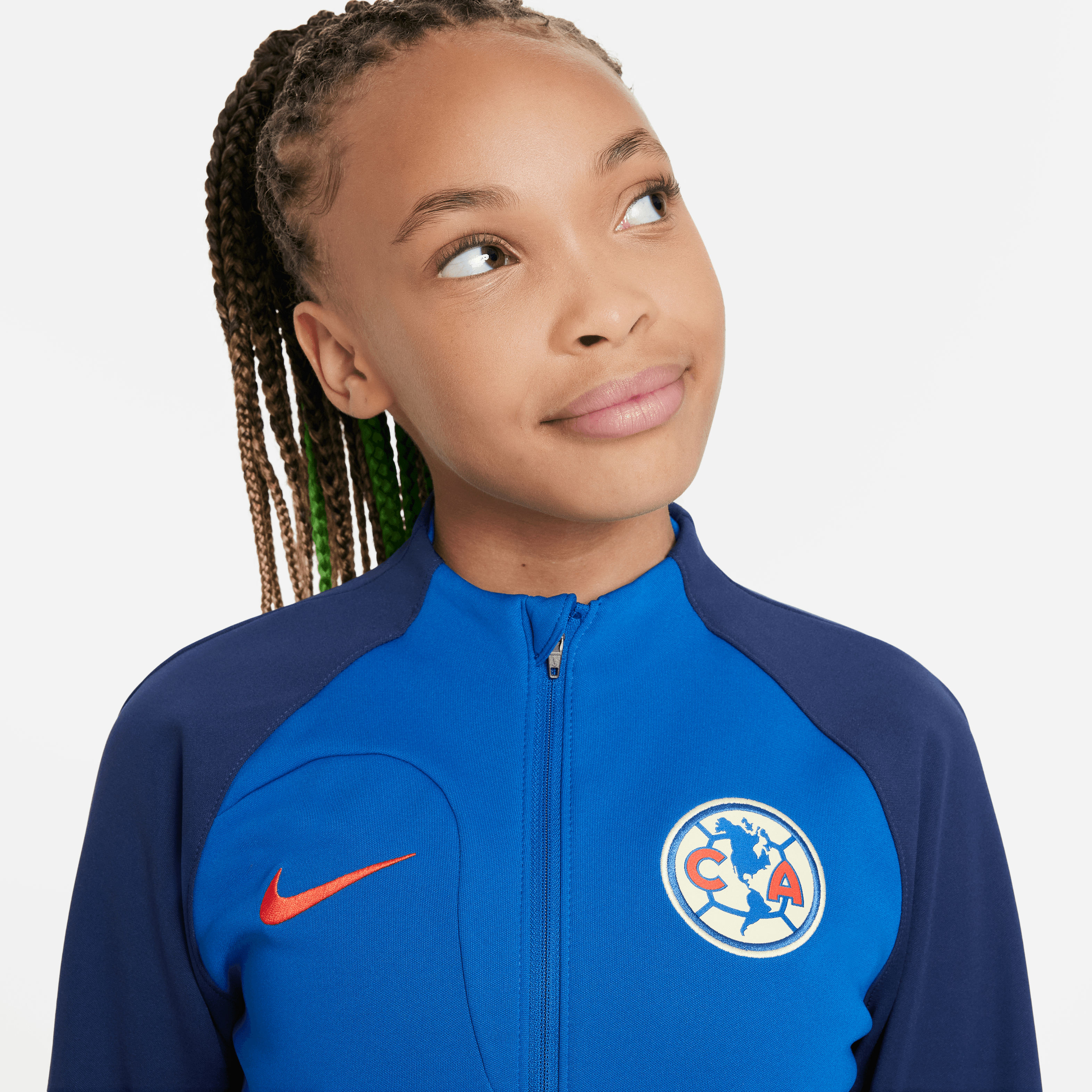 Nike Club América Academy Pro Big Kids' Knit Soccer Jacket