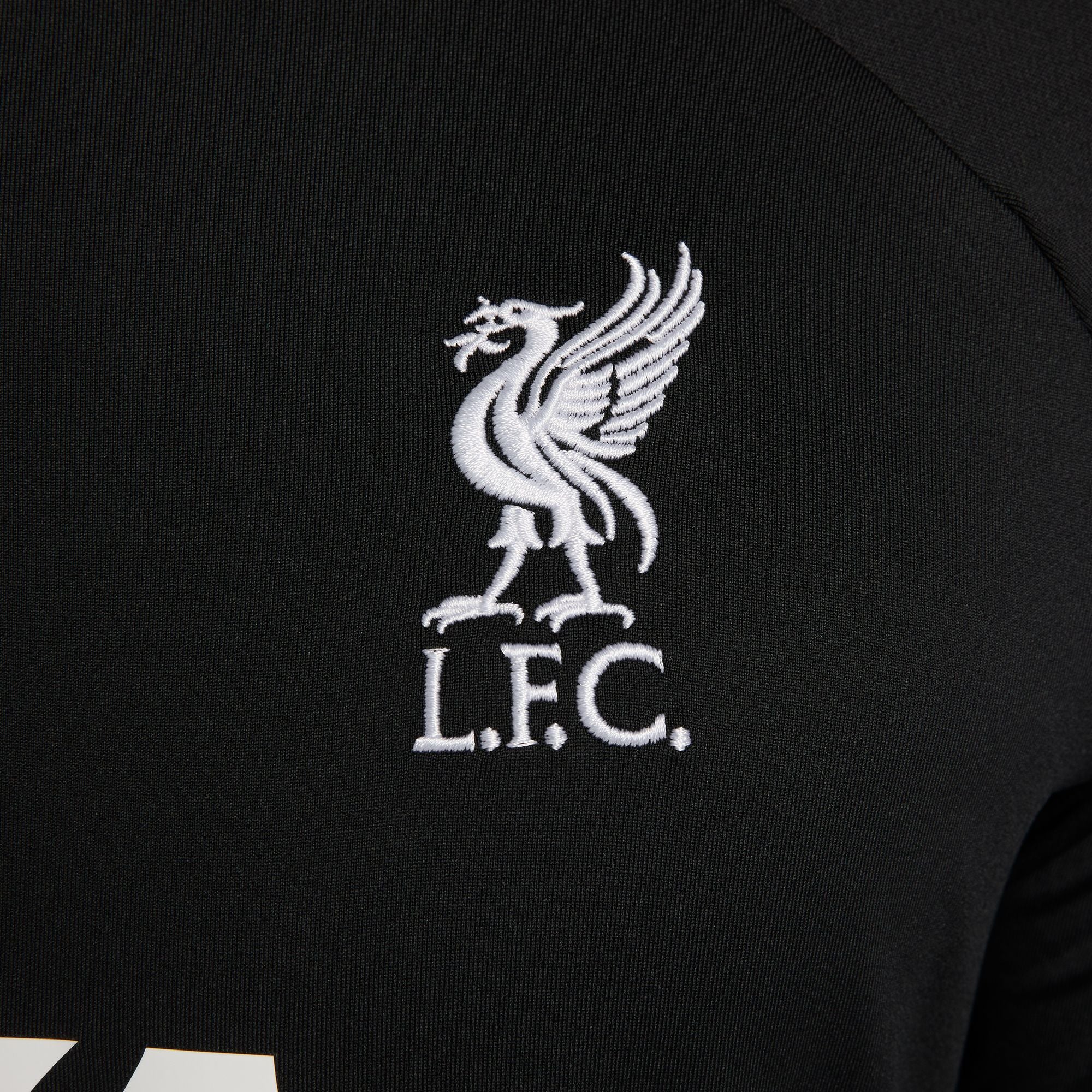 Liverpool FC Strike Men's Nike Dri-FIT Black/Green Soccer Drill Top