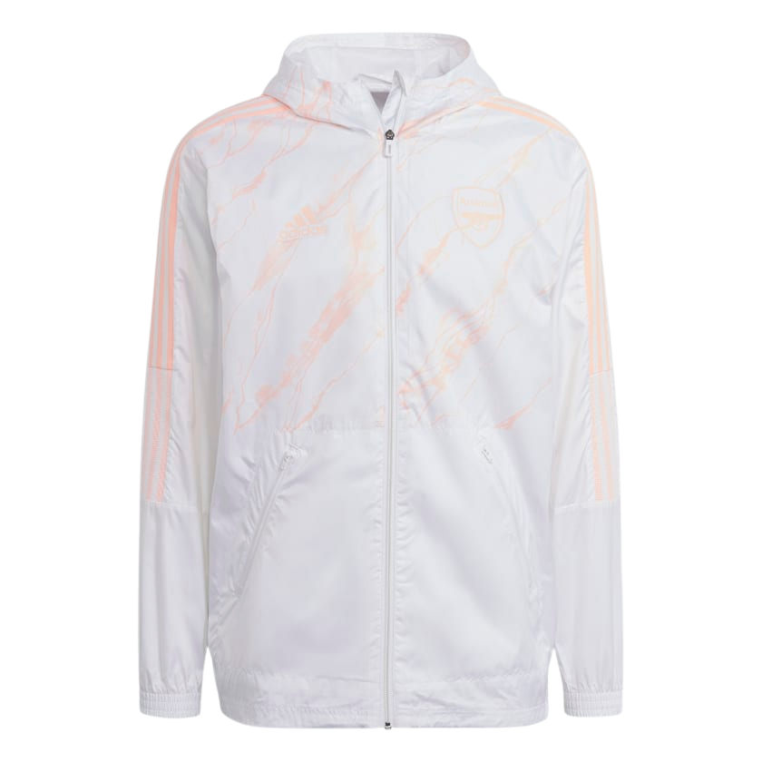 ADIDAS ARSENAL WINBREAKER JACKET-WHITE