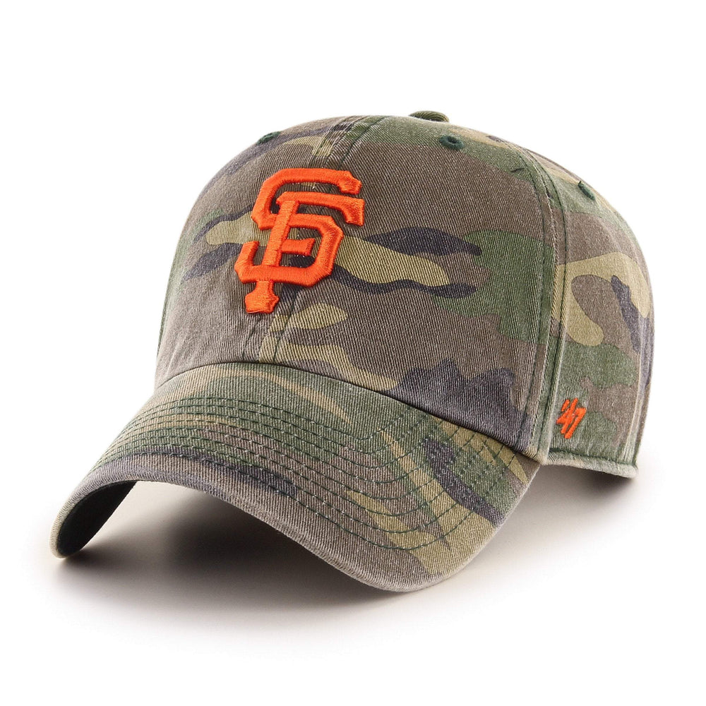 '47 BRAND SAN FRANCISCO GIANTS CAMO '47 CLEAN UP ADJUSTABLE HAT