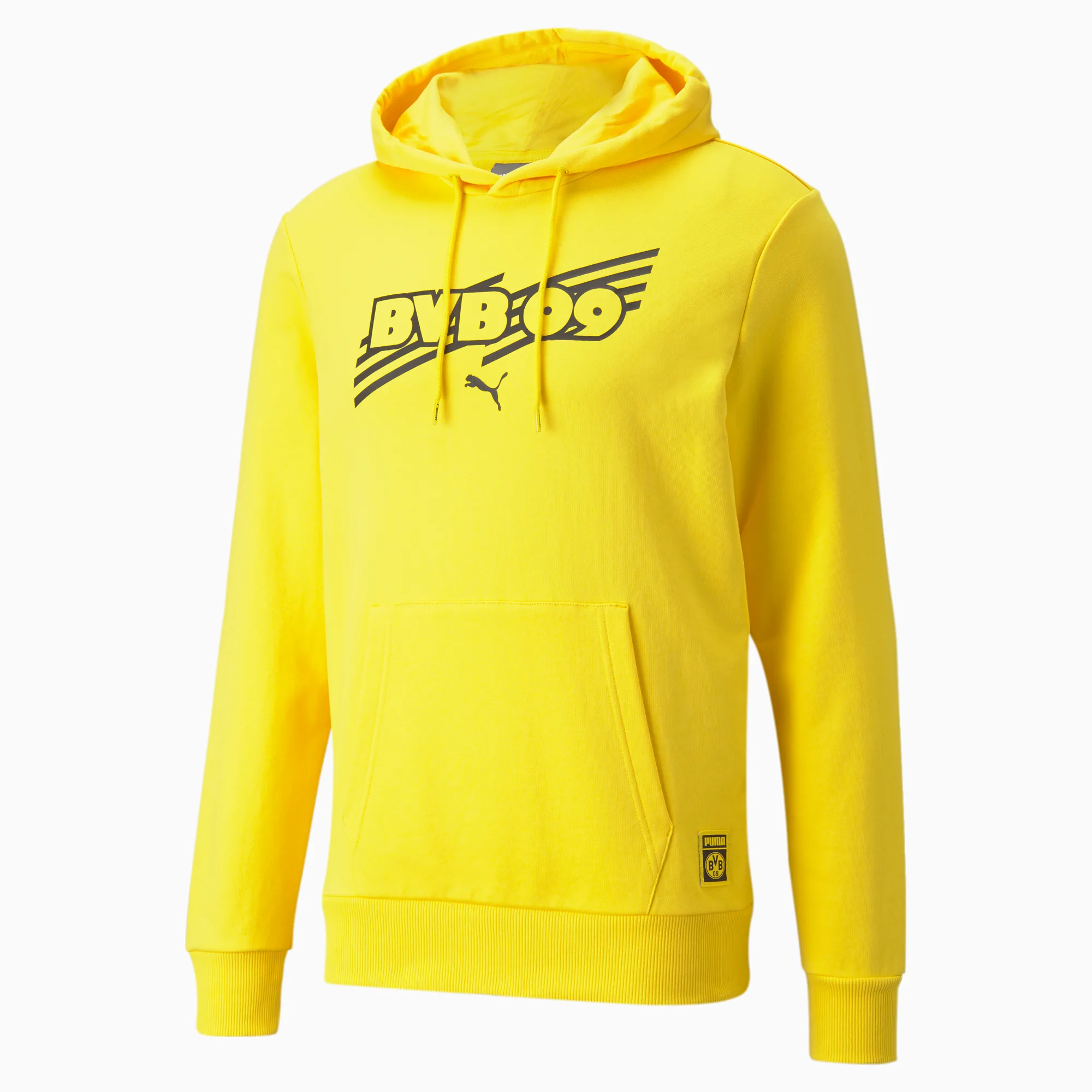 Puma Men's Borussia Dortmund Hoodie-YELLOW