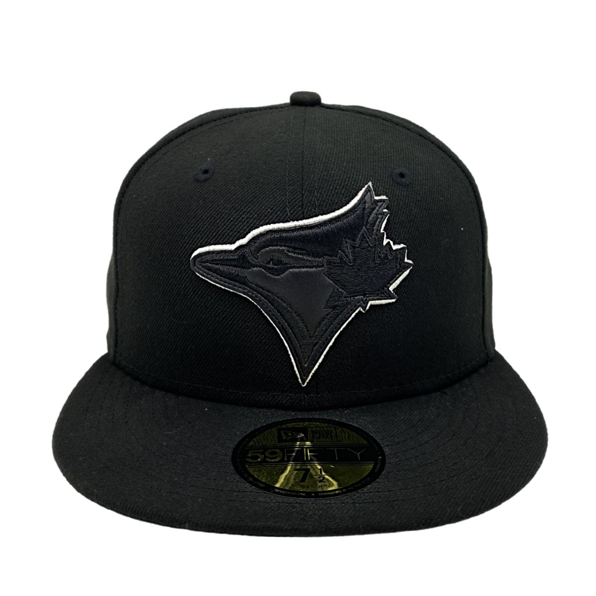 TORONTO BLUE JAYS Leather BASIC 59FIFTY FITTED -BLACK/WHITE