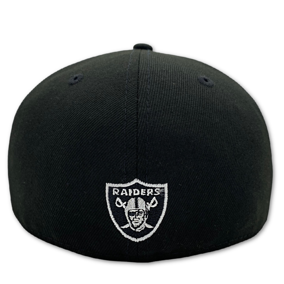 NEW ERA LAS VEGAS RAIDERS SCAR GOTHIC BLK 59FIFTY FITTED HAT-BLACK/WHITE