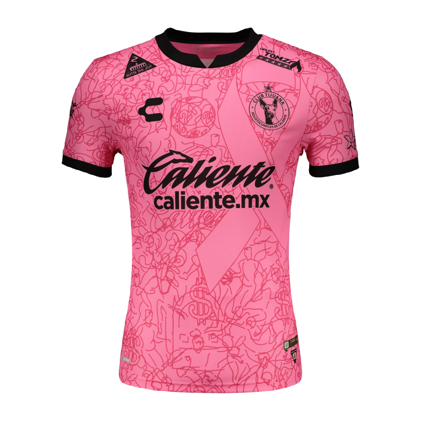 CHARLY MEN'S CLUB TIJUANA XOLOS Breast Cancer Awareness Month Jersey 21/22