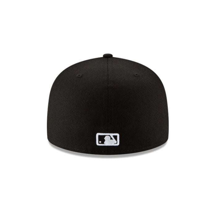 CHICAGO WHITE SOX NEW ERA BLACK OUTLINE 59FIFTY FITTED-BLACK