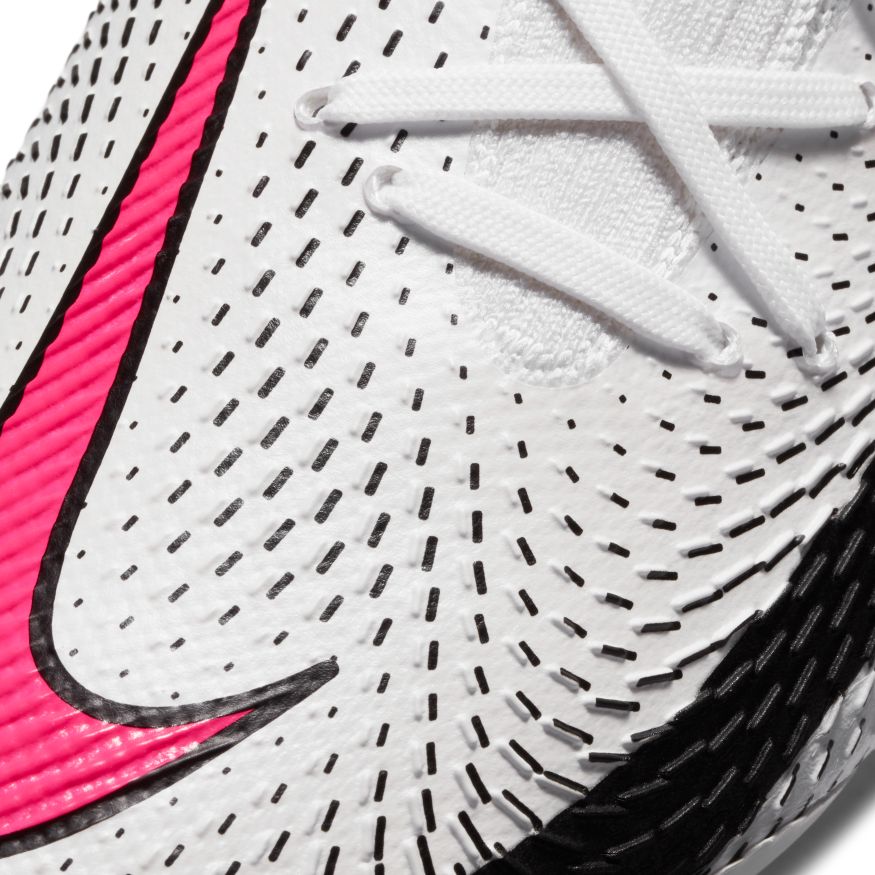 Nike Phantom GT Elite FG - WHITE/PINK BLAST-BLACK