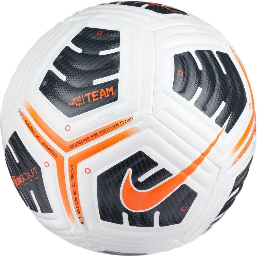 Nike Academy Pro Soccer Ball-WHITE/BLACK/TOTAL ORANGE