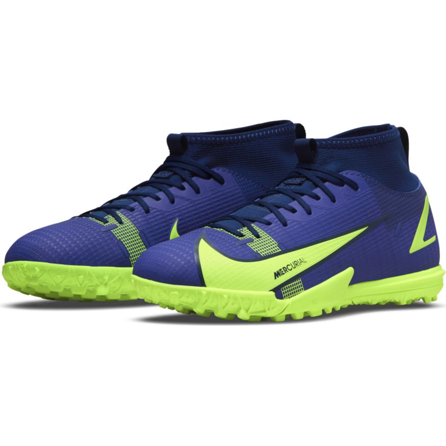 Nike Jr. Mercurial Superfly 8 Academy TF-LAPIS/VOLT-BLUE VOID