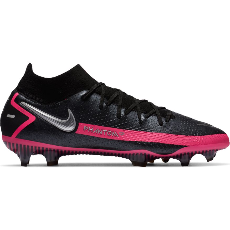 Nike Phantom GT Elite Dynamic Fit FG- BLACK/METALLIC SILVER/PINK BLAST