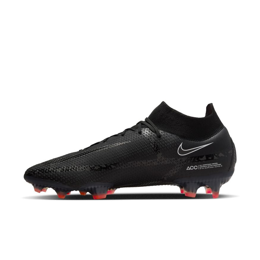 Nike Phantom GT2 Dynamic Fit Elite FG-BLACK/DK SMOKE GREY-SUMMIT WHITE