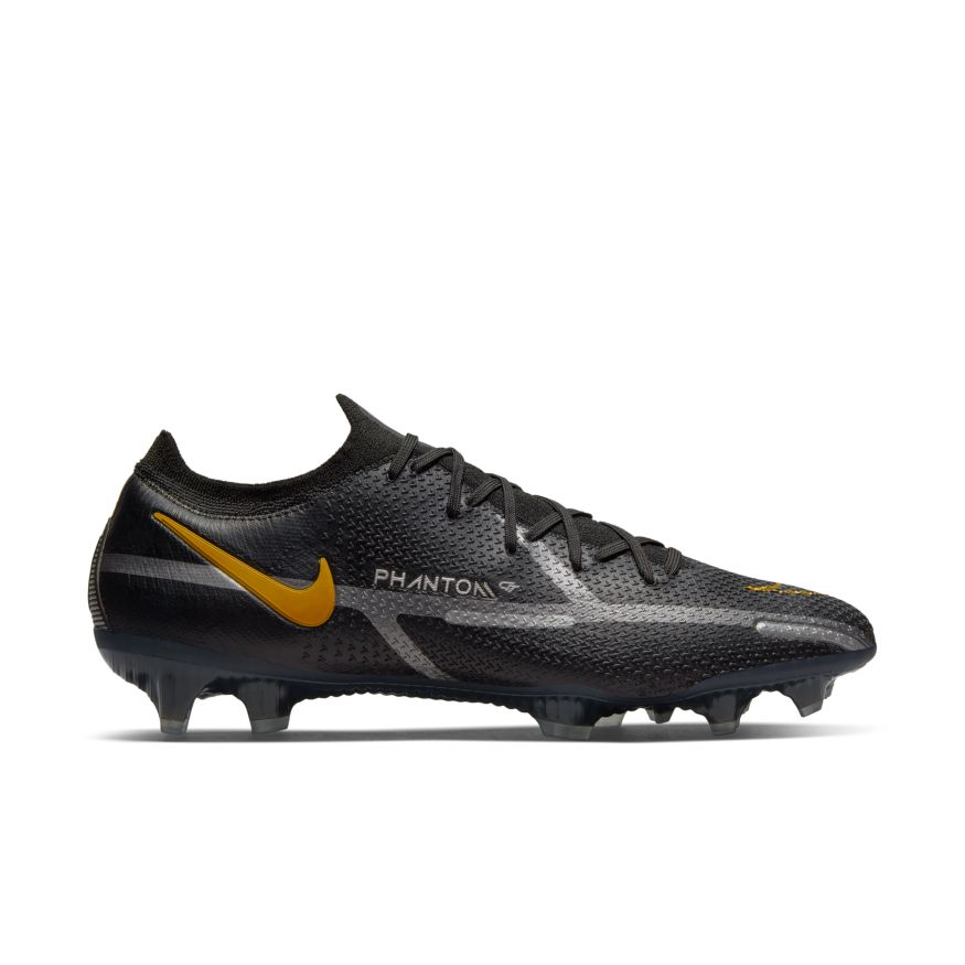 Nike Nike Phantom GT2 Elite FG-BLACK/BLACK/DARK GREY-METALLIC GOLD