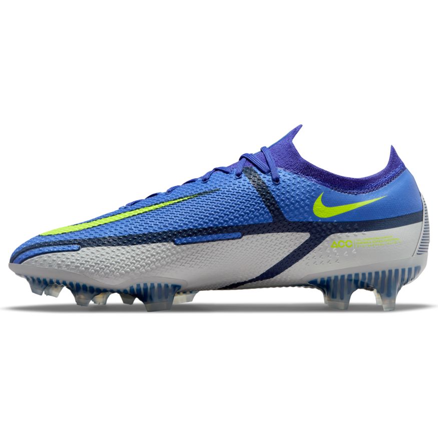 Nike Phantom GT2 Elite Low FG-SAPPHIRE/VOLT-GREY FOG-BLUE VOID