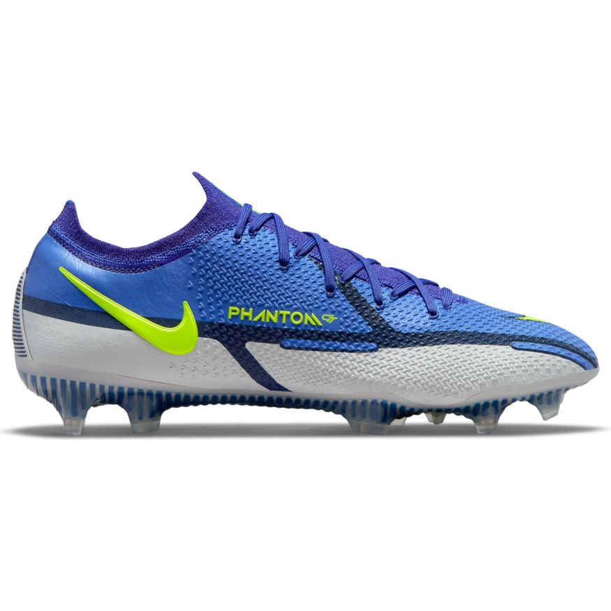 Nike Phantom GT2 Elite Low FG-SAPPHIRE/VOLT-GREY FOG-BLUE VOID