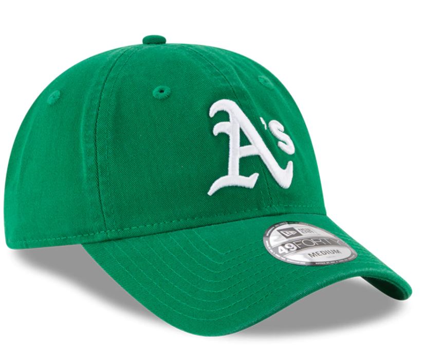 Oakland Athletics New Era Core Fit Replica 49FORTY Fitted Hat - Green