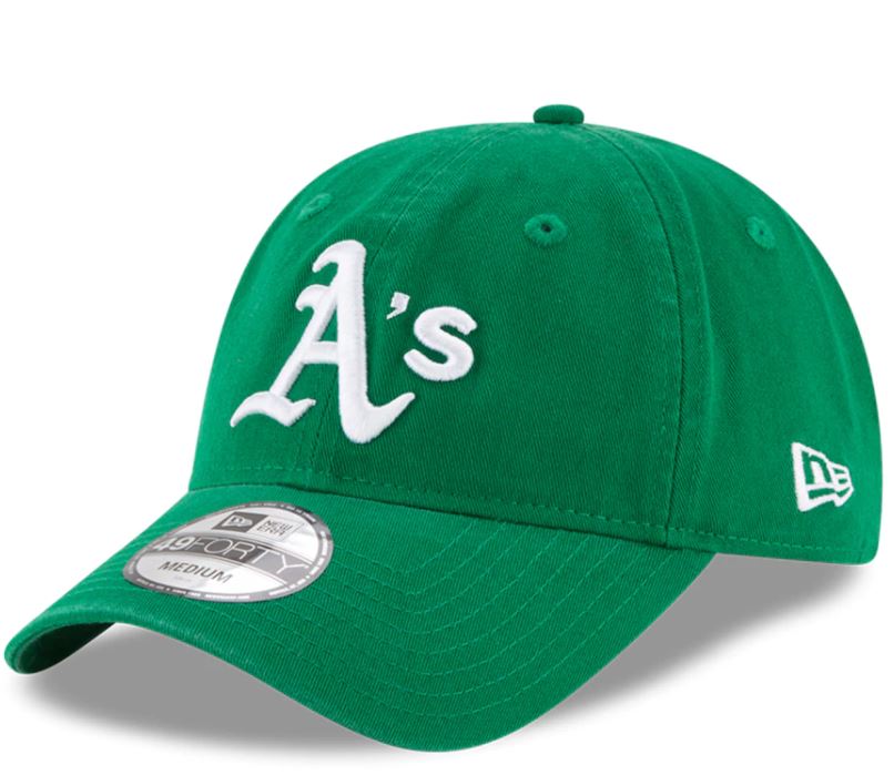 Oakland Athletics New Era Core Fit Replica 49FORTY Fitted Hat - Green