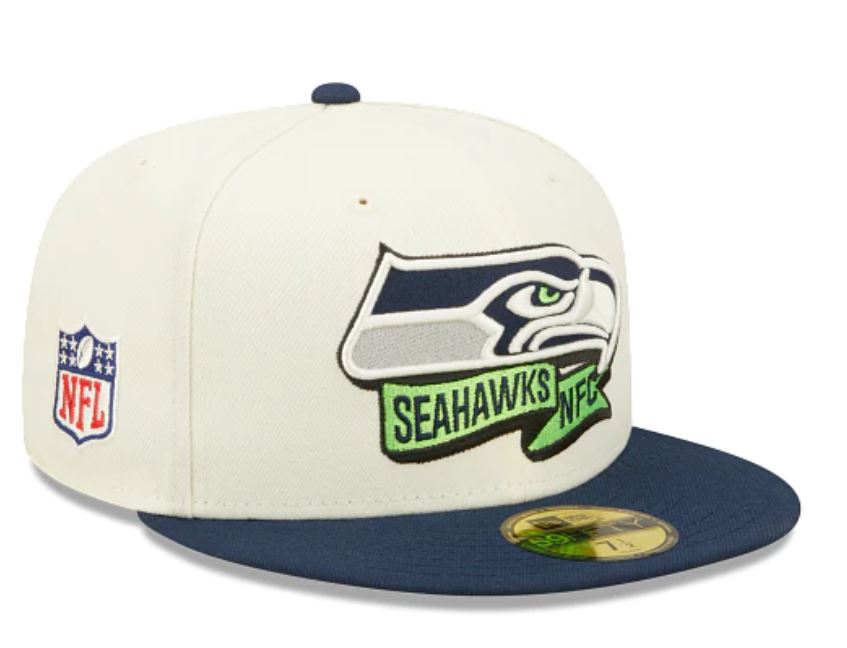 NEW ERA SEATTLE SEAHAWKS OFFICIAL ON-FIELD SIDELINE 59FIFTY FITTED