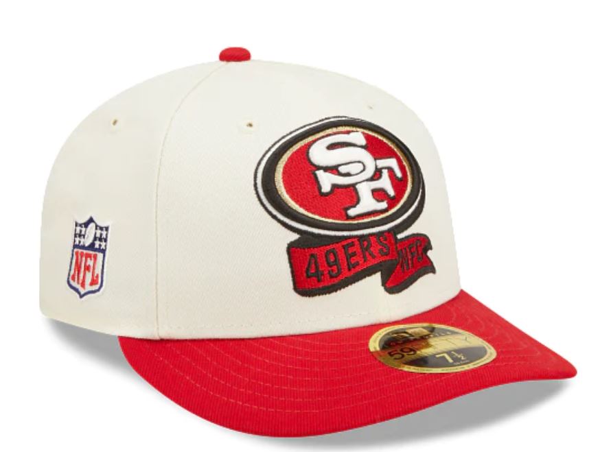 NEW ERA SAN FRANCISCO 49ERS LOW PRO OFFICIAL ON-FIELD SIDELINE 59FIFTY FITTED