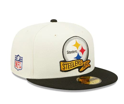 NEW ERA PITTSBURGH STEELERS OFFICIAL ON-FIELD SIDELINE 59FIFTY FITTED