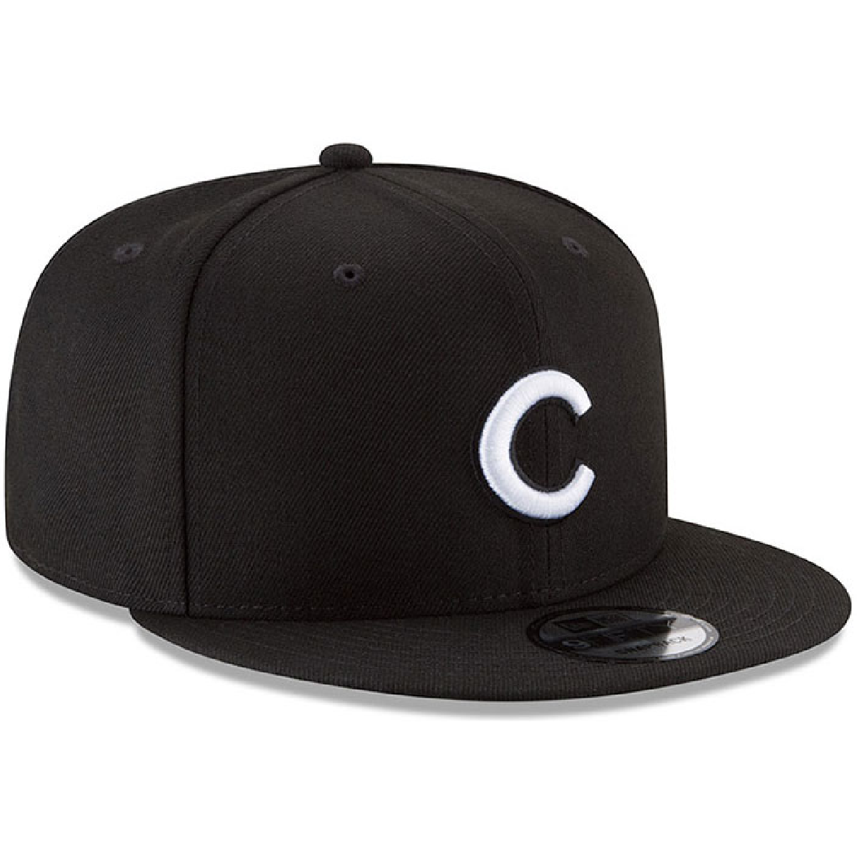 Chicago Cubs NEW ERA BASIC COLLECTION SNAPBACK 9FIFTY-BLACK AND WHITE