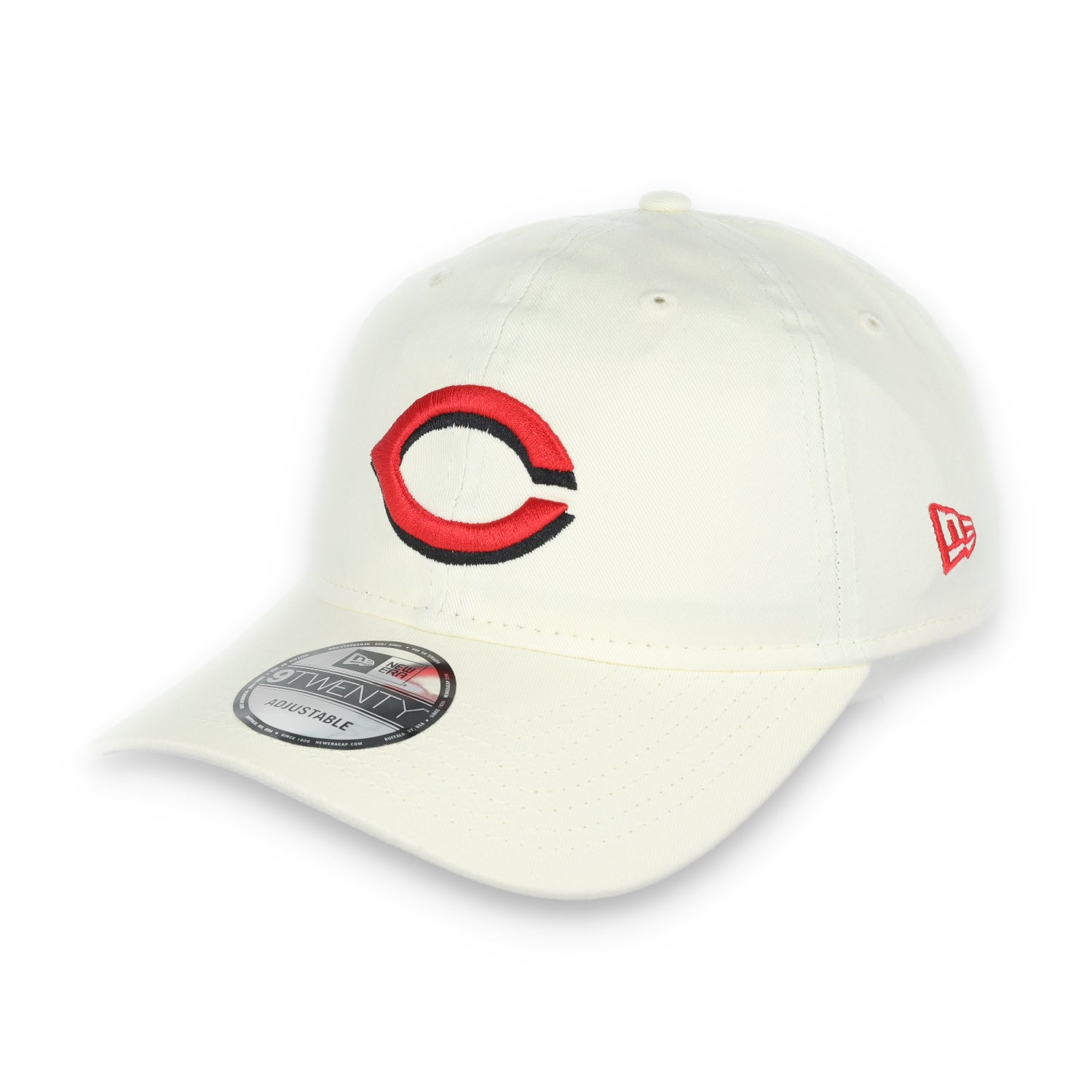 New Era Cincinnati Reds Core Classic 2.0 9Twenty Adjustable Hat-Ivory