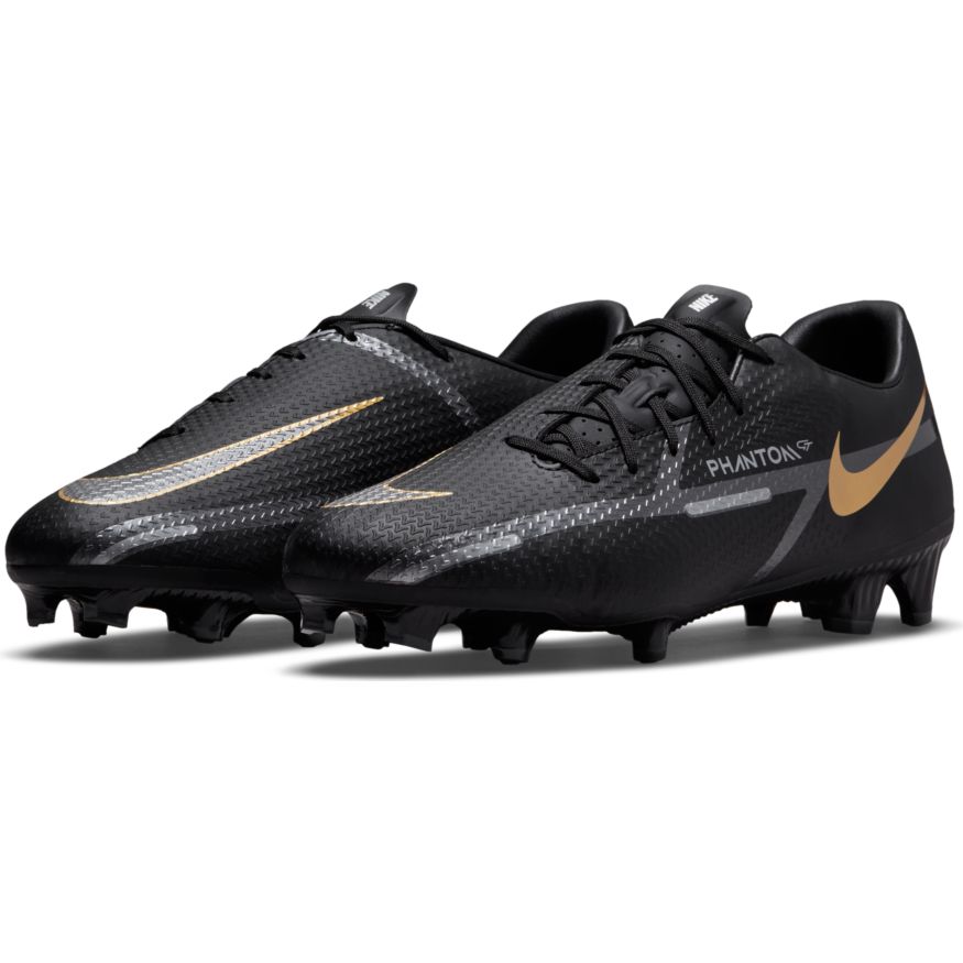 Nike Phantom GT2 Academy MG-BLACK/MTLC DARK GREY/METALLIC GOLD