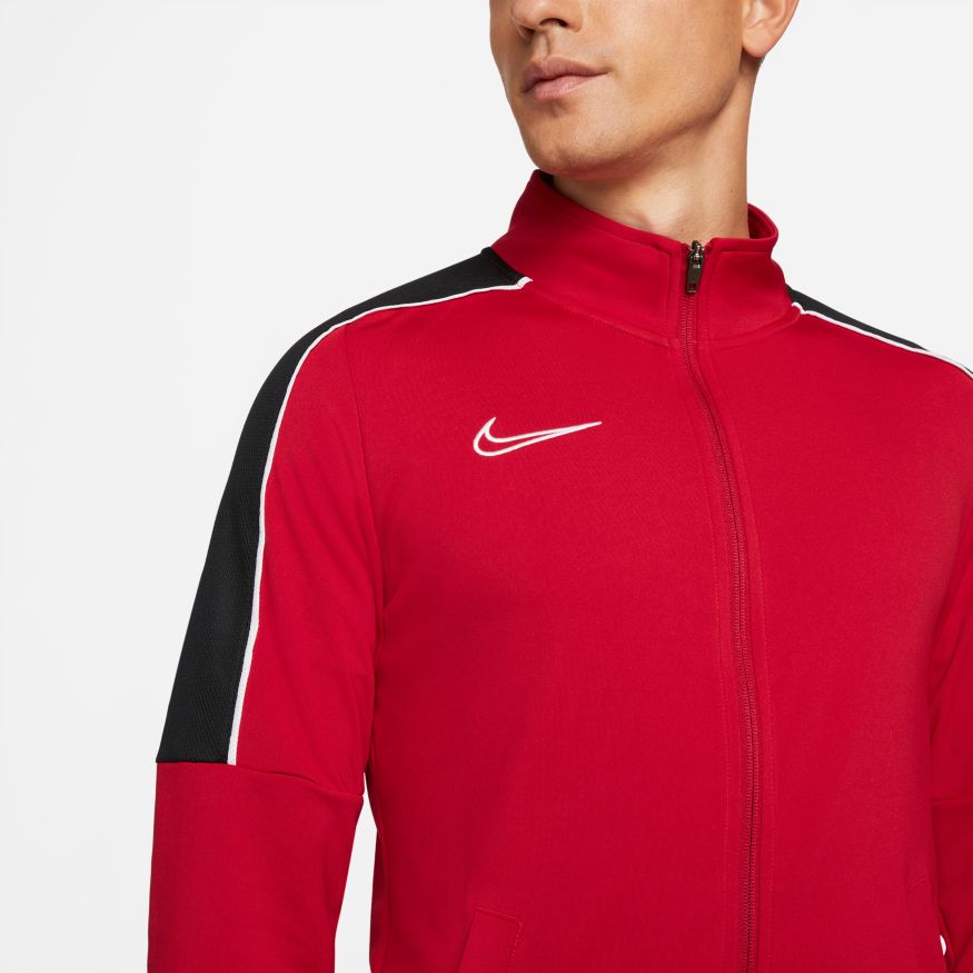 Nike Dri-FIT Academy Men's Knit Soccer Track Jacket-RED/BLACK