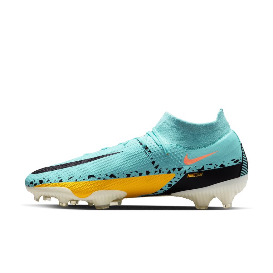 Nike Phantom GT2 Pro Dynamic Fit FG-GLACIER ICE/BLACK-YELLOW STRIKE