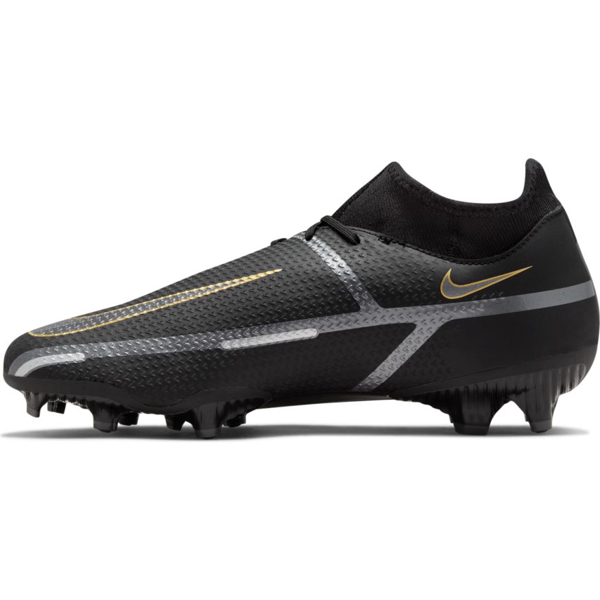 Nike Phantom GT2 Academy Dynamic Fit MG-BLACK/MTLC DARK GREY/METALLIC GOLD