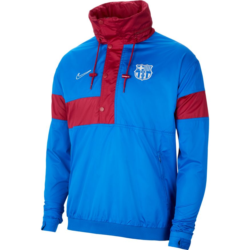 Nike FC Barcelona Soccer Anorak Jacket