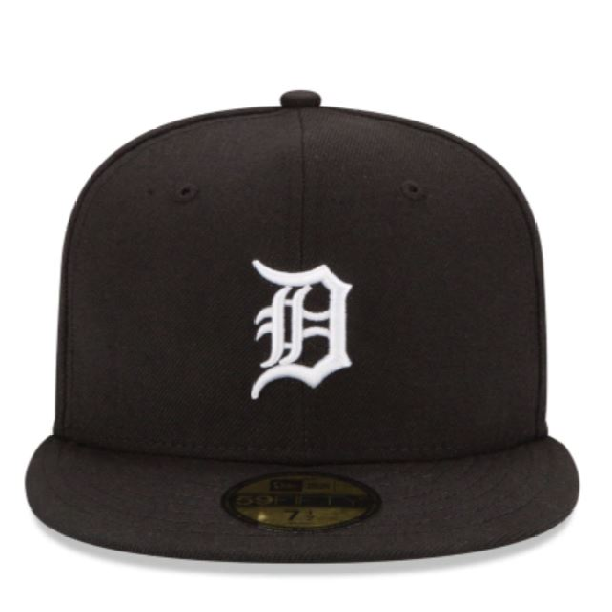 DETROIT TIGERS NEW ERA HOME AUTHENTIC COLLECTION 59FIFTY FITTED-ON-FIELD COLLECTION-Black and white