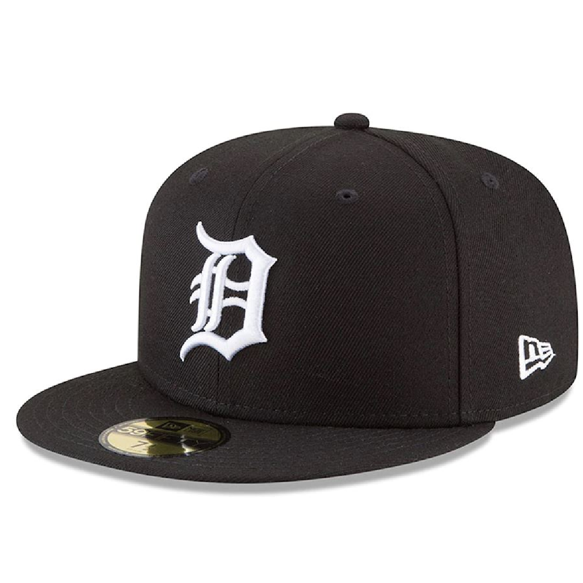 DETROIT TIGERS NEW ERA HOME AUTHENTIC COLLECTION 59FIFTY FITTED-ON-FIELD COLLECTION-Black and white