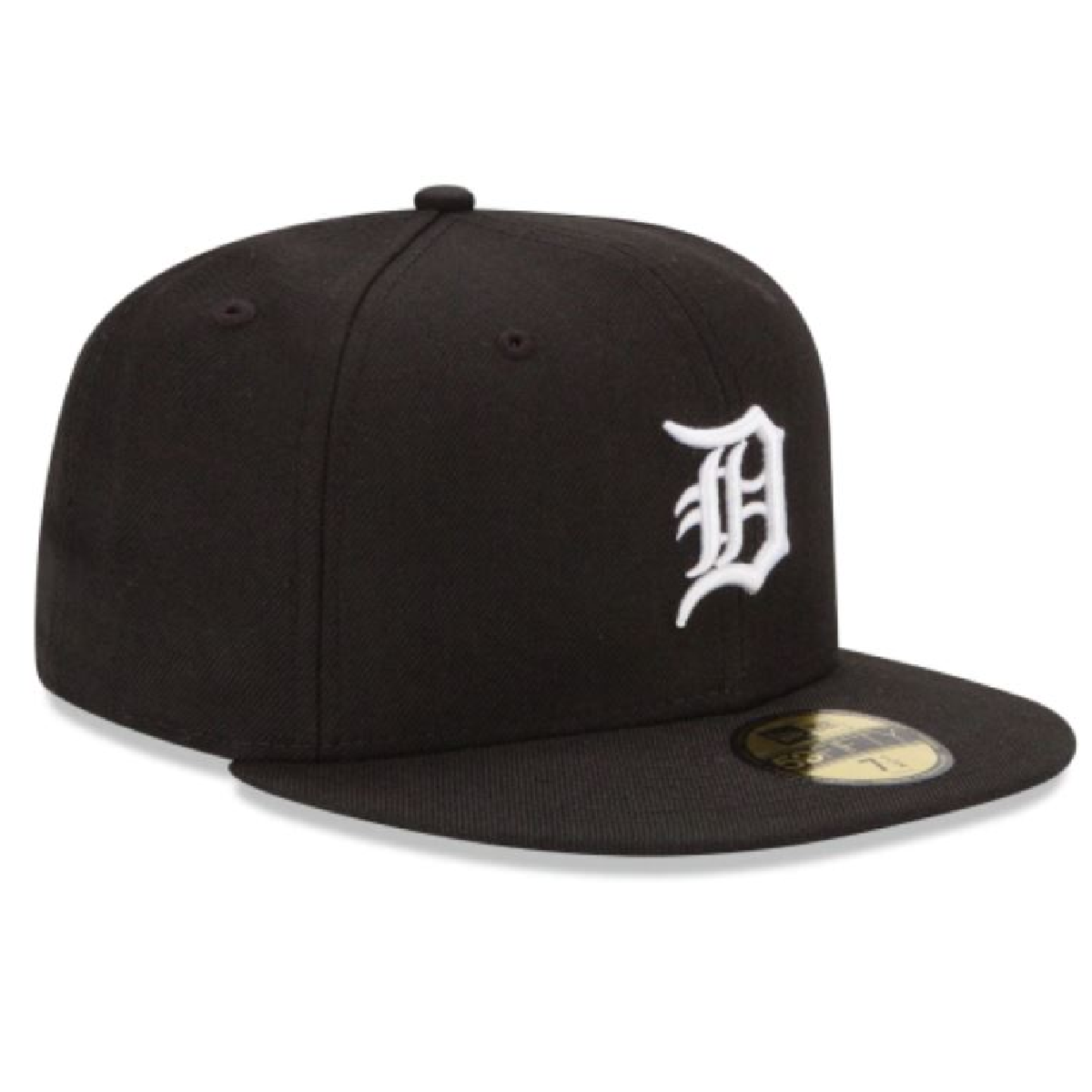 DETROIT TIGERS NEW ERA HOME AUTHENTIC COLLECTION 59FIFTY FITTED-ON-FIELD COLLECTION-Black and white