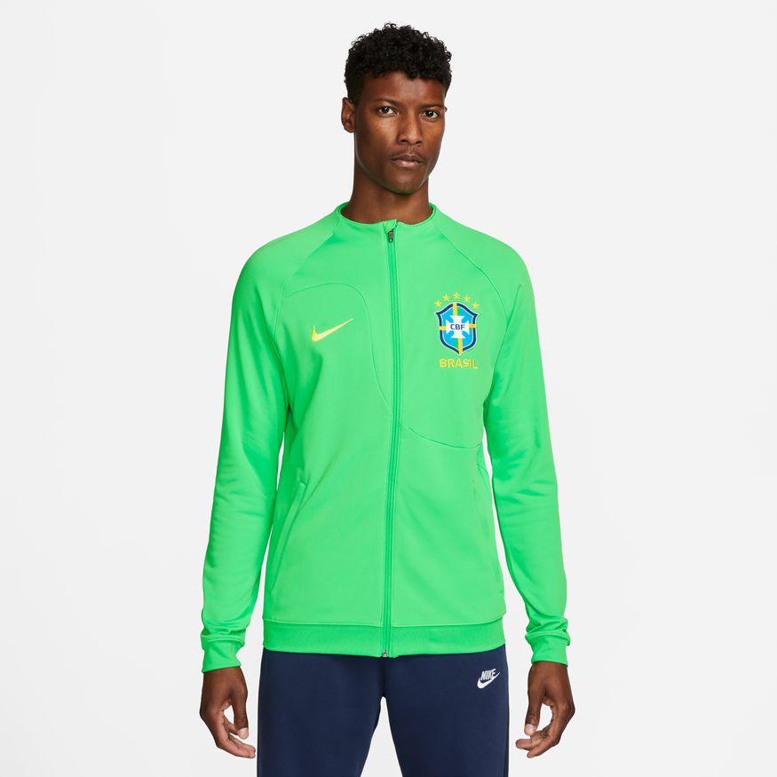 Nike Men's Brazil Academy Pro Knit Soccer Jacket