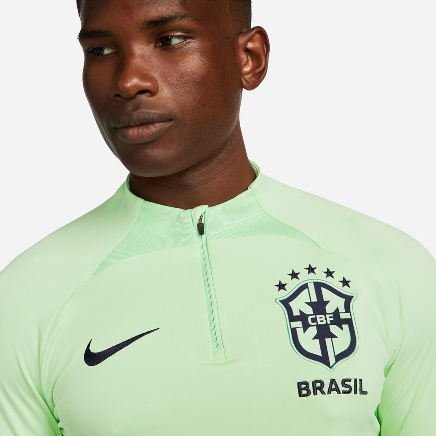 Brazil Strike Men's Nike Dri-FIT Knit Soccer Drill Top