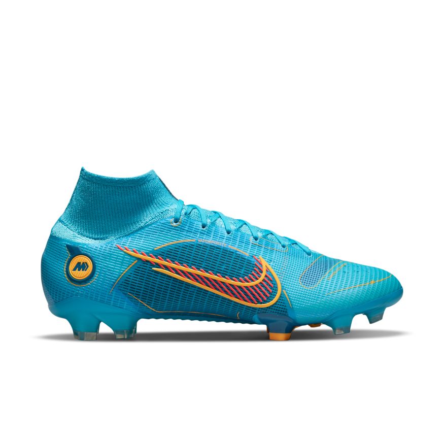 Nike Mercurial Superfly 8 Elite FG-CHLORINE BLUE/LASER ORANGE-MARINA