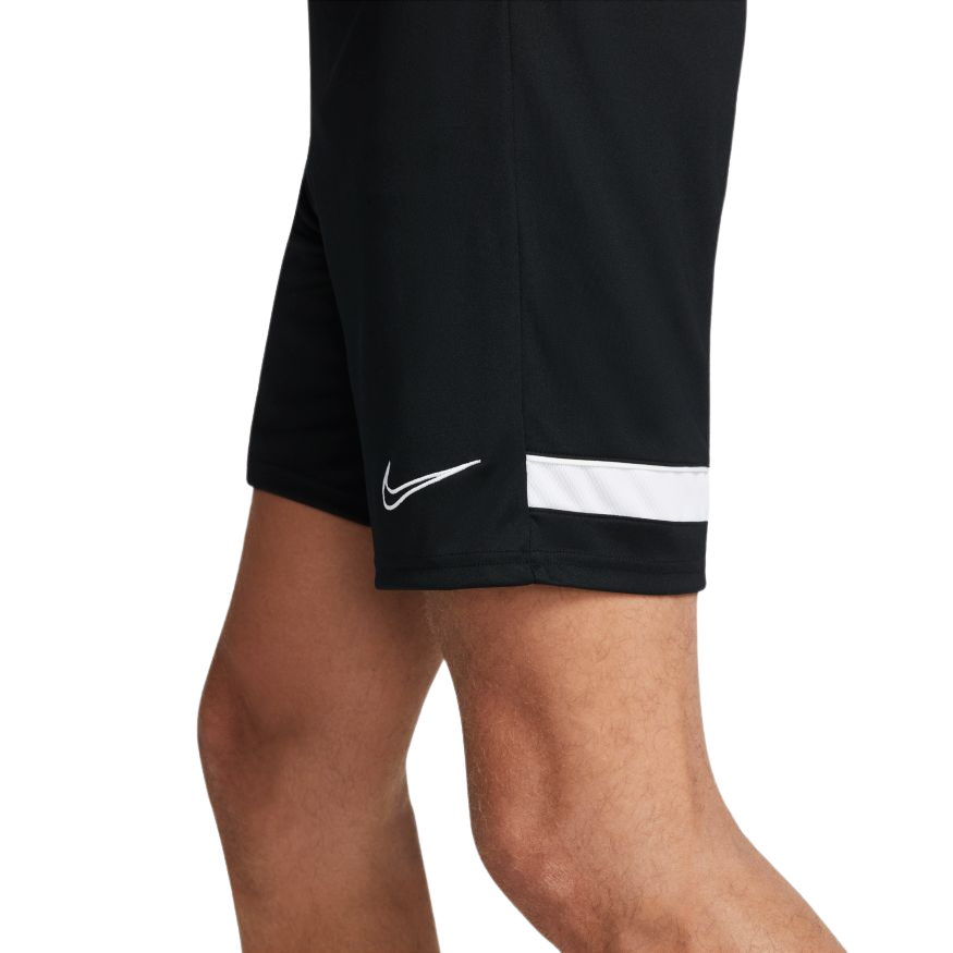 Nike Dri-FIT Academy Men's Knit Soccer Shorts-BLACK/WHITE