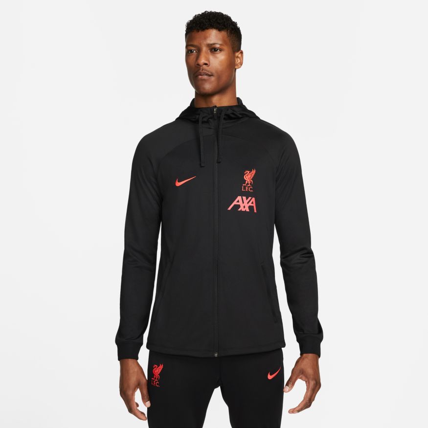 Nike Men's Liverpool FC Strike Dri-FIT Soccer Track Jacket-Black