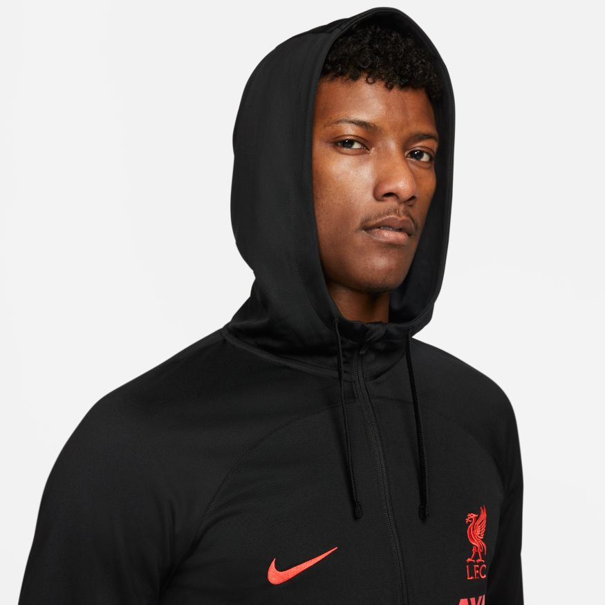 Nike Men's Liverpool FC Strike Dri-FIT Soccer Track Jacket-Black